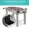 Best Choice Products 48in Competition Sized Foosball Table for Home, Game Room w/ 2 Balls, 2 Cup Holders